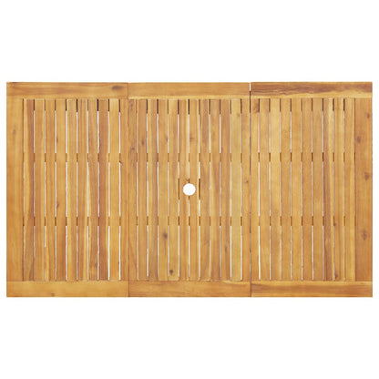 Set da Pranzo per Giardino 5 pcs Marrone - homemem39