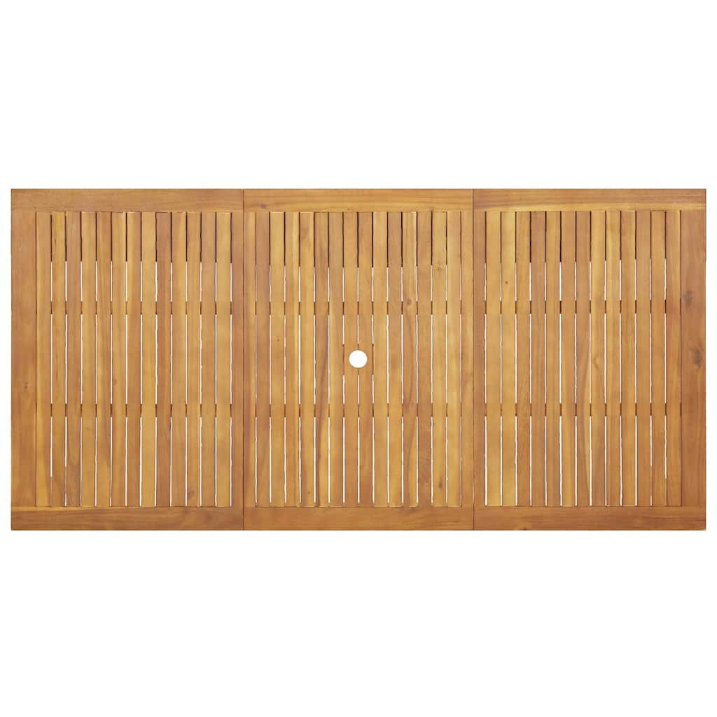 Set da Pranzo per Giardino 7 pcs Marrone - homemem39