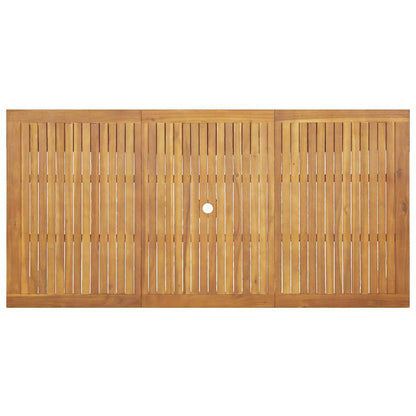 Set da Pranzo per Giardino 9 pcs Marrone