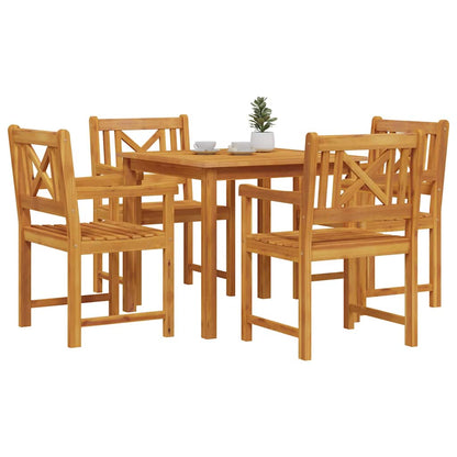 Set da Pranzo per Giardino 5 pcs Marrone - homemem39