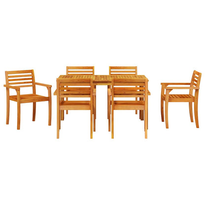 Set da Pranzo per Giardino 7 pcs Marrone | homemem39