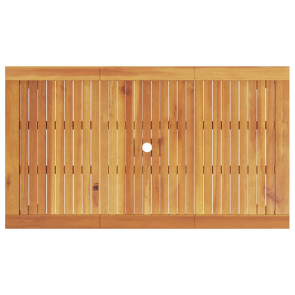 Set da Pranzo per Giardino 7 pcs Marrone | homemem39