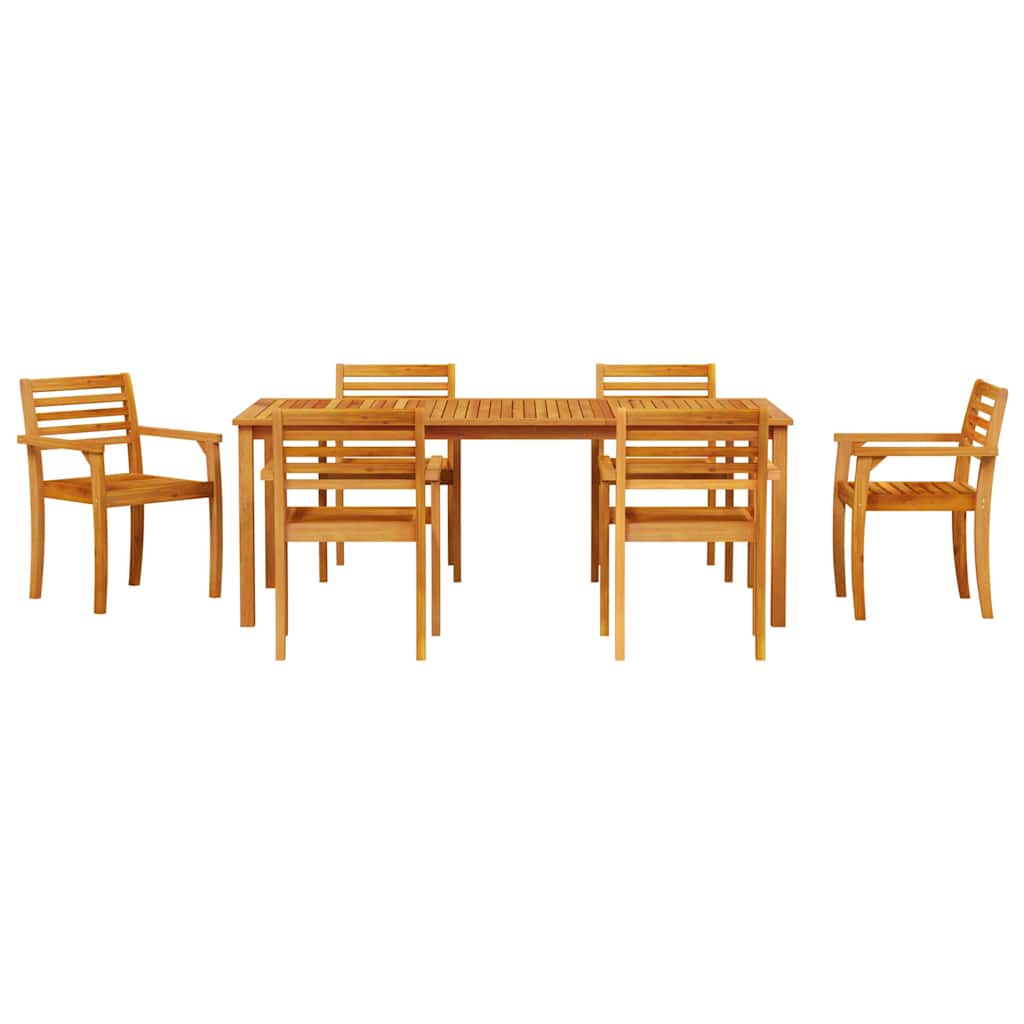 Set da Pranzo per Giardino 9 pcs Marrone - homemem39
