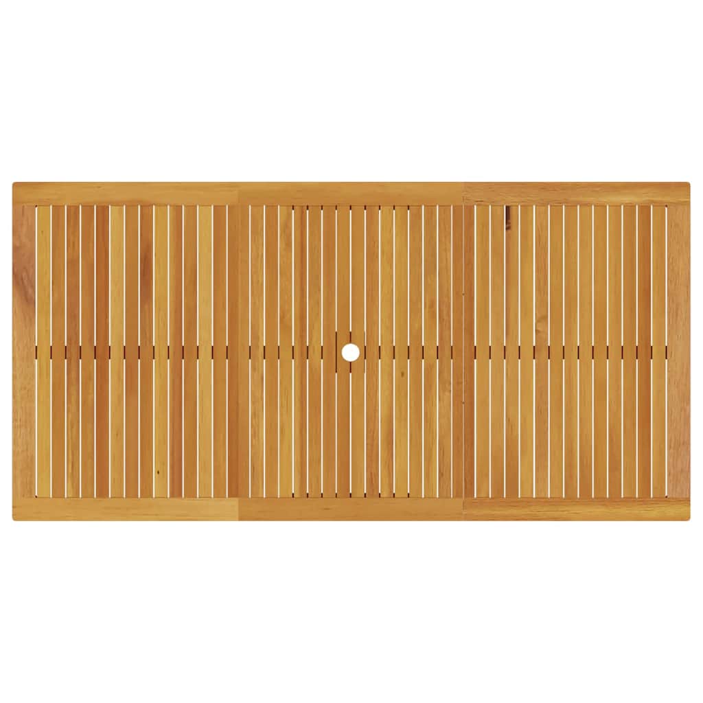 Set da Pranzo per Giardino 9 pcs Marrone - homemem39