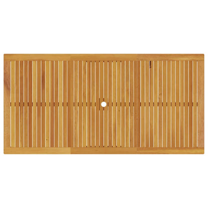 Set da Pranzo per Giardino 9 pcs Marrone - homemem39