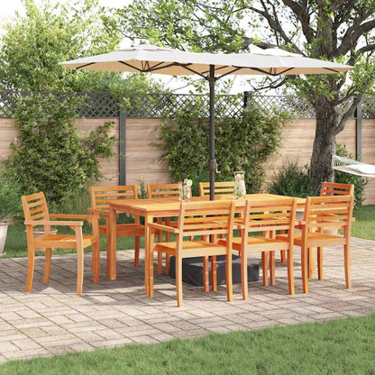 Set da Pranzo per Giardino 9 pcs Marrone | homemem39