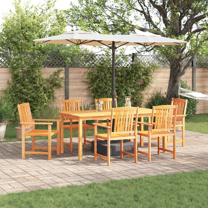 Set da Pranzo per Giardino 7 pz Marrone | homemem39