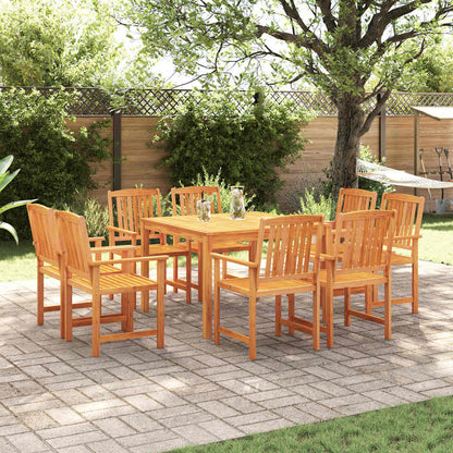 Set da Pranzo per Giardino 9 pcs Marrone | homemem39