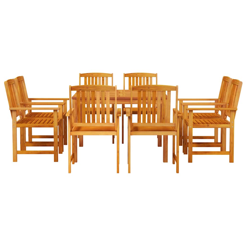 Set da Pranzo per Giardino 9 pcs Marrone | homemem39