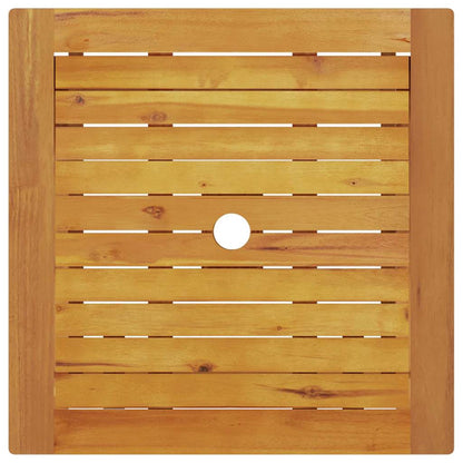 Set Bistro Pieghevole 3 pcs Marrone Legno di Acacia Massello | homemem39