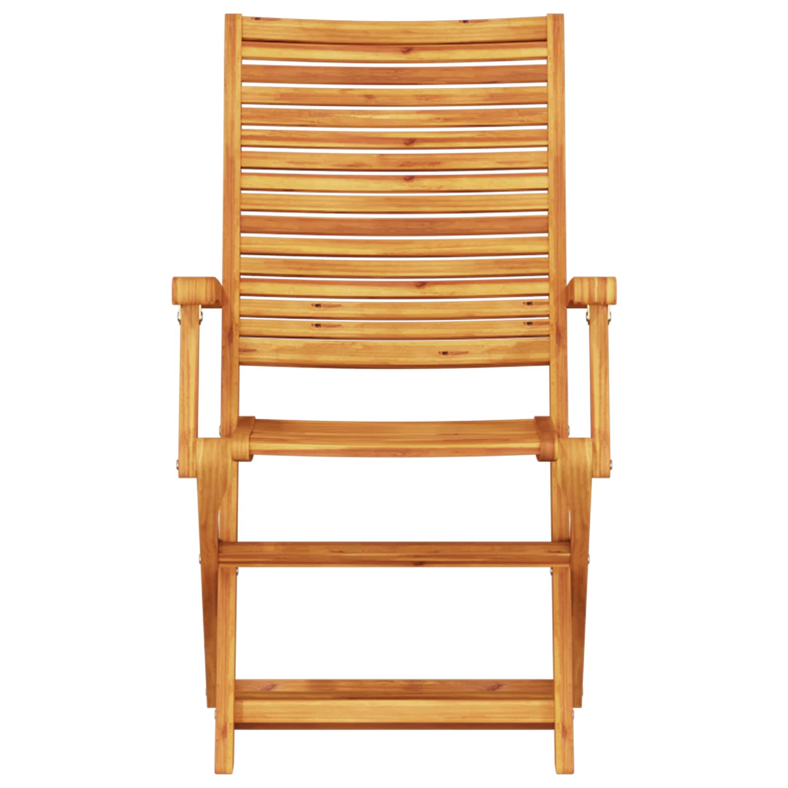 Set Bistro Pieghevole 3 pcs Marrone Legno di Acacia Massello | homemem39