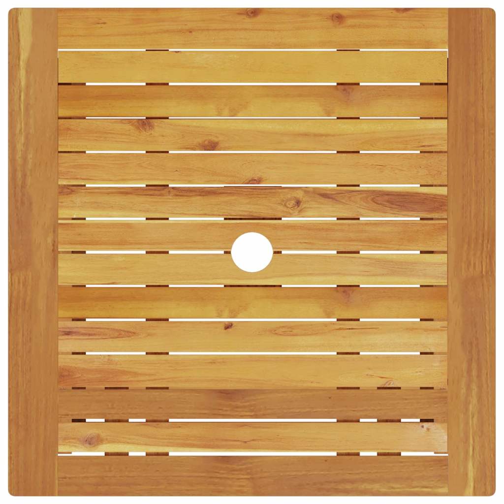 Set Bistro Pieghevole 3 pcs Marrone Legno di Acacia Massello | homemem39