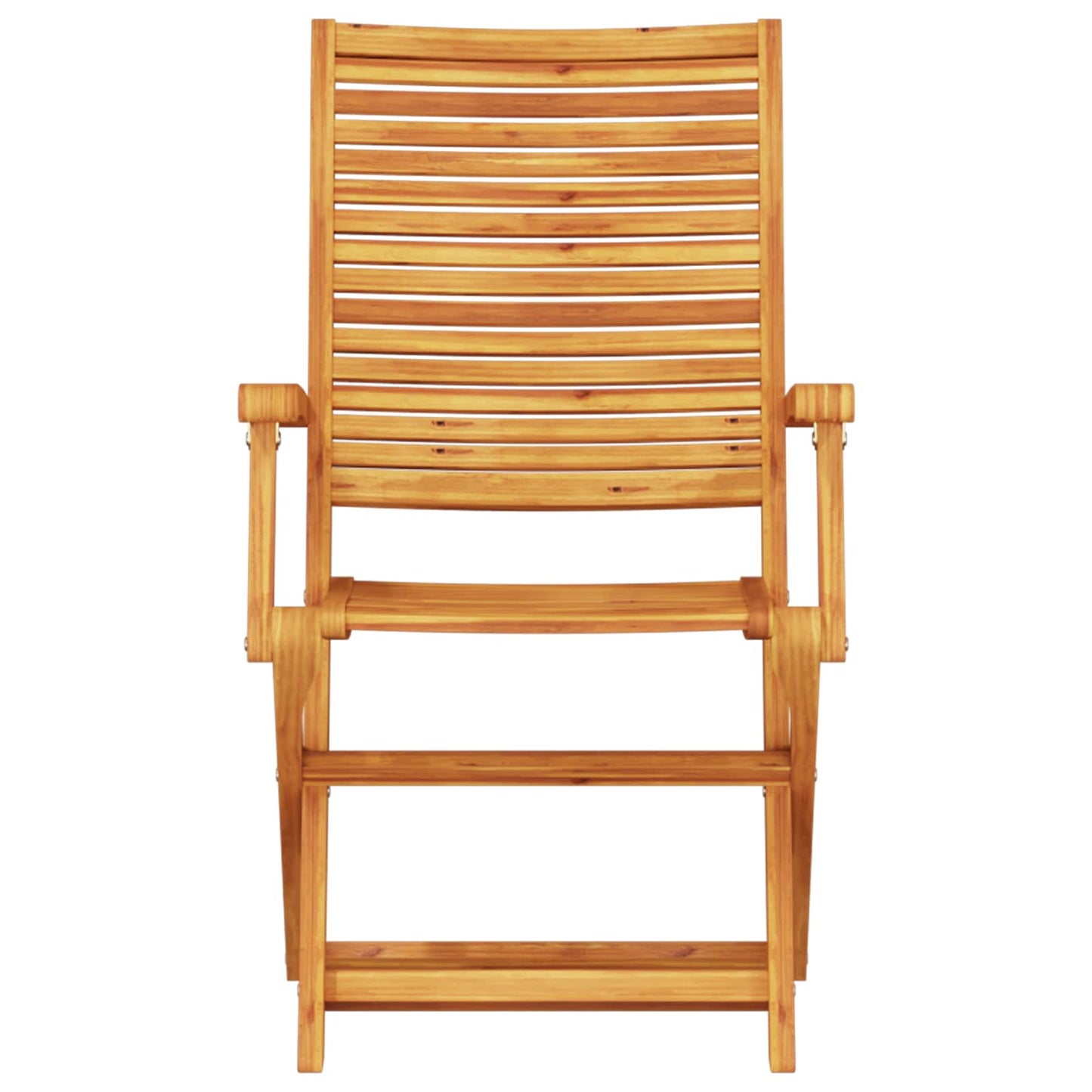 Set Bistro Pieghevole 3 pcs Marrone Legno di Acacia Massello | homemem39