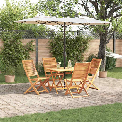 Set da Pranzo per Giardino 5 pcs Marrone