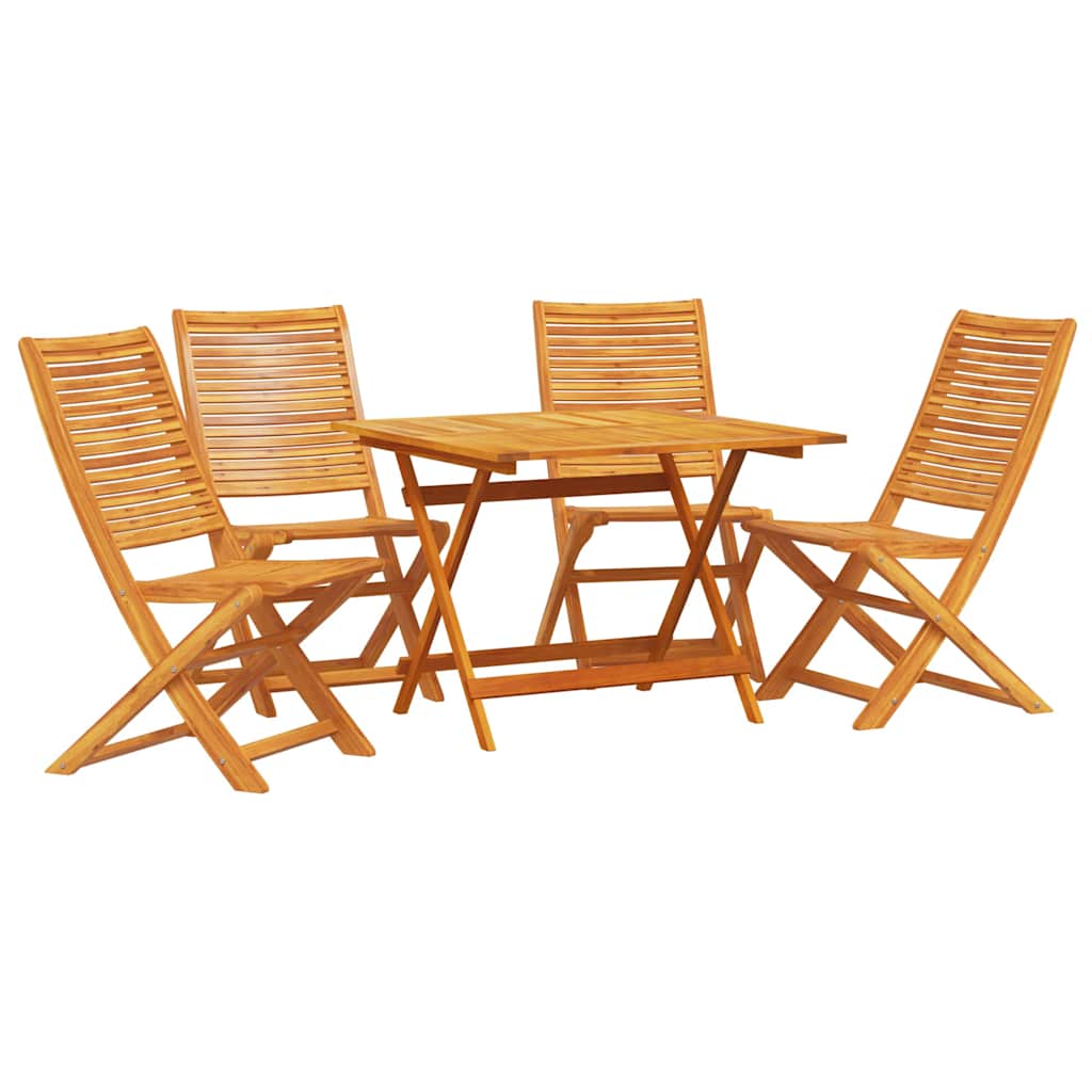 Set da Pranzo per Giardino 5 pcs Marrone | homemem39