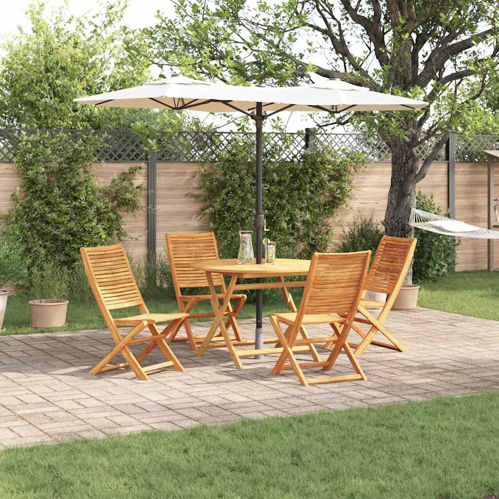 Set da Pranzo per Giardino 5 pcs Marrone | homemem39