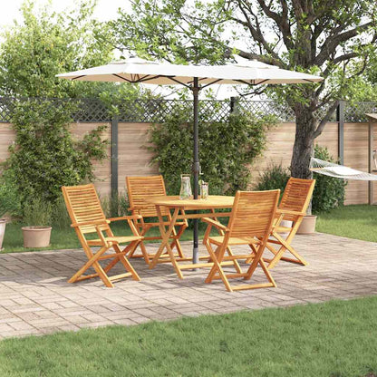 Set da Pranzo per Giardino 5 pcs Marrone | homemem39