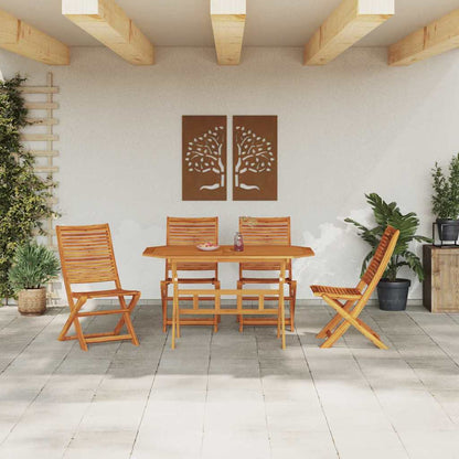 Set da Pranzo per Giardino 5 pcs Marrone | homemem39