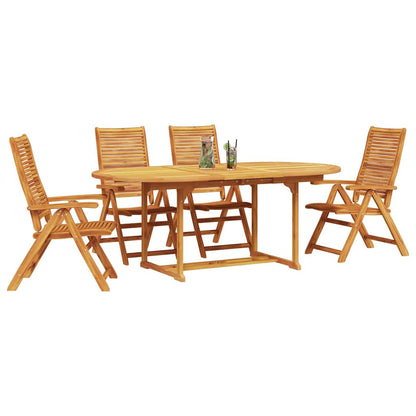 Set da Pranzo per Giardino 5 pcs Marrone | homemem39