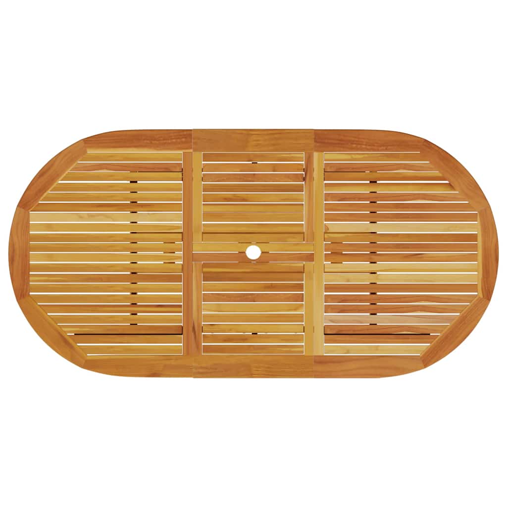 Set da Pranzo per Giardino 5 pz Marrone | homemem39