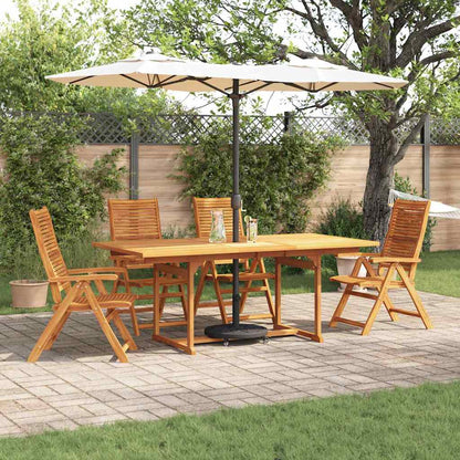 Set da Pranzo per Giardino 5 pcs Marrone