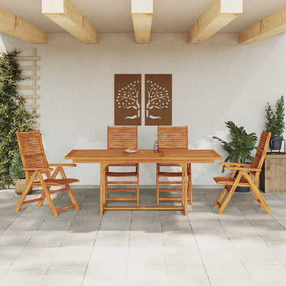 Set da Pranzo per Giardino 5 pcs Marrone | homemem39