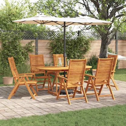 Set da Pranzo per Giardino 7 pcs Marrone