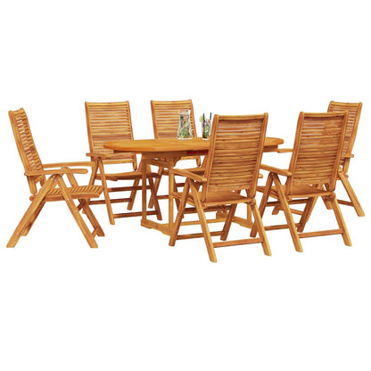 Set da Pranzo per Giardino 7 pcs Marrone | homemem39