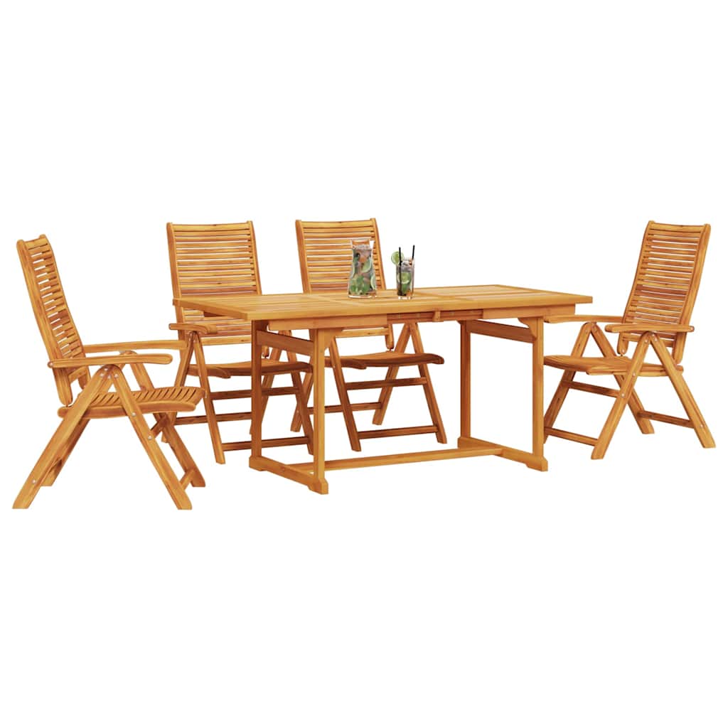 Set da Pranzo per Giardino 5 pcs Marrone | homemem39
