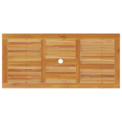 Set da Pranzo per Giardino 5 pz Marrone | homemem39