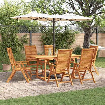 Set da Pranzo per Giardino 7 pcs Marrone