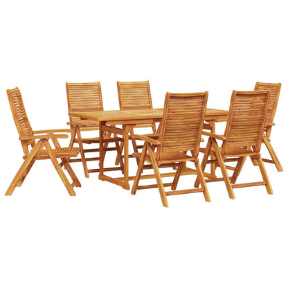Set da Pranzo per Giardino 7 pcs Marrone | homemem39