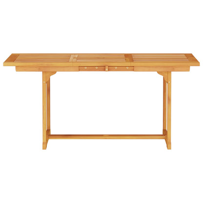Set da Pranzo per Giardino 7 pcs Marrone