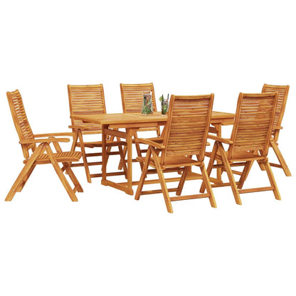 Set da Pranzo per Giardino 7 pcs Marrone