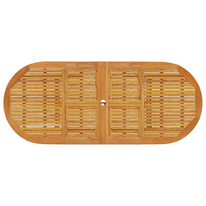 Set da Pranzo per Giardino 7 pz Marrone | homemem39