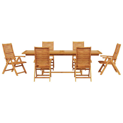 Set da Pranzo per Giardino 7 pcs Marrone | homemem39