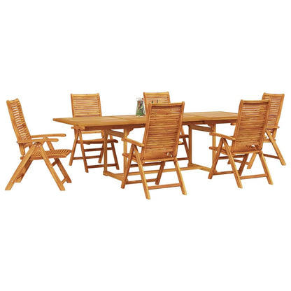 Set da Pranzo per Giardino 7 pcs Marrone | homemem39