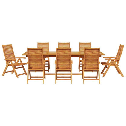 Set da Pranzo per Giardino 9 pcs Marrone | homemem39