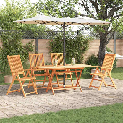 Set da Pranzo per Giardino 5 pcs Marrone