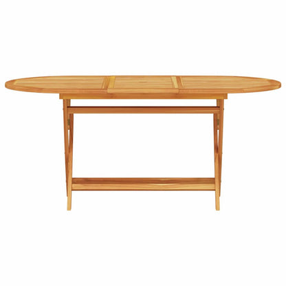 Set da Pranzo per Giardino 5 pcs Marrone - homemem39