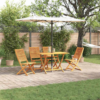 Set da Pranzo per Giardino 5 pcs Marrone