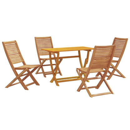 Set da Pranzo per Giardino 5 pcs Marrone