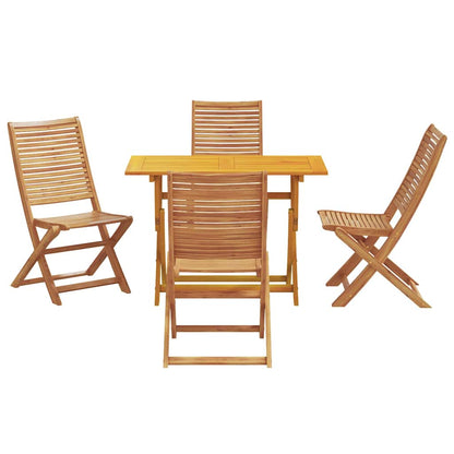 Set da Pranzo per Giardino 5 pcs Marrone | homemem39