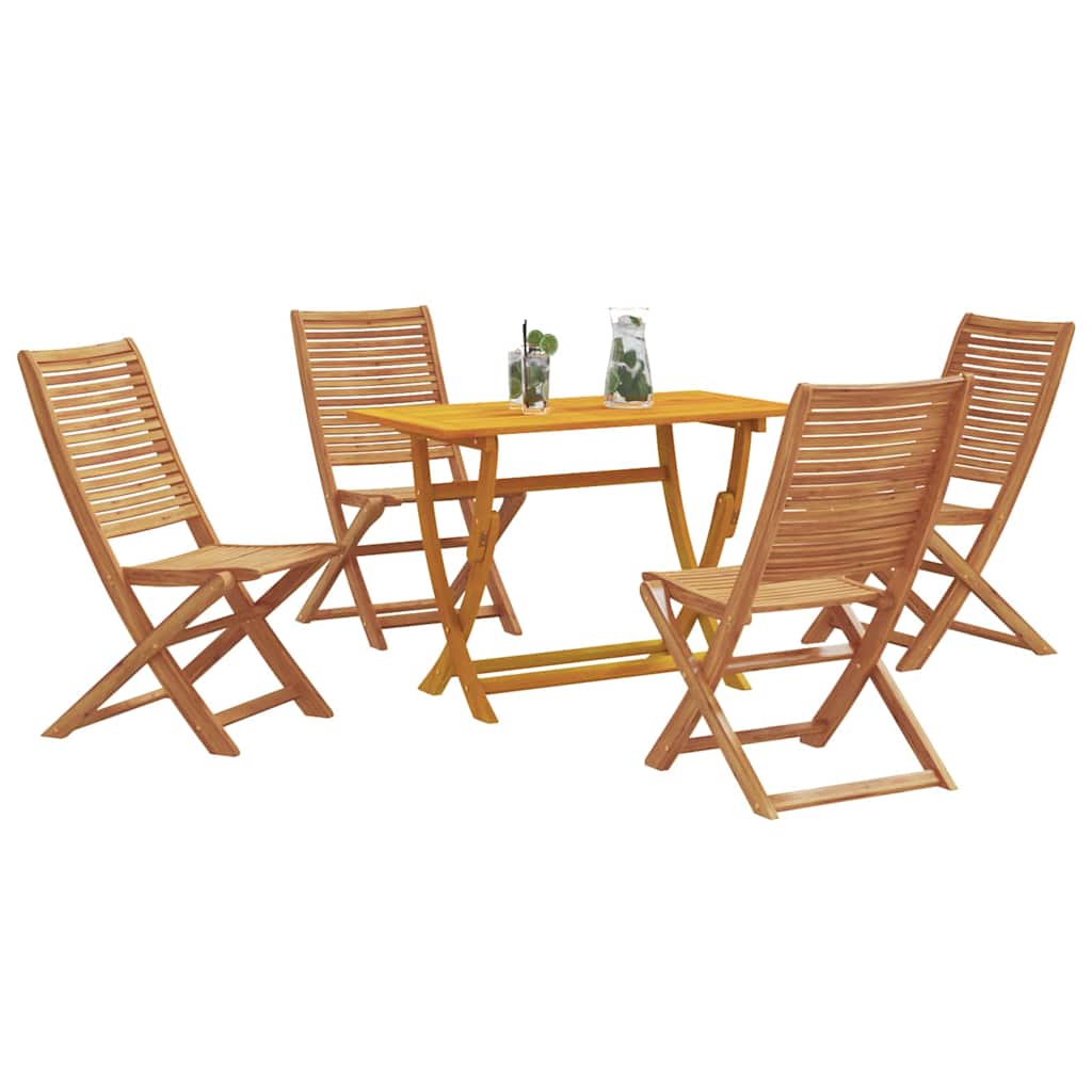 Set da Pranzo per Giardino 5 pcs Marrone | homemem39