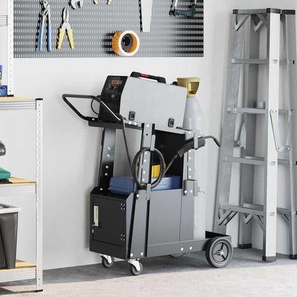 Carrello per saldatura Nero 90 x 46 x 96 cm Acciaio - homemem39