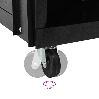 Carrello per saldatura Nero 90 x 46 x 96 cm Acciaio - homemem39