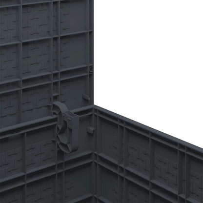 Scatola di Stoccaggio per Giardino Antracite 55 x 53 x 57 cm