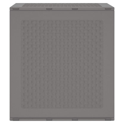 Scatola di Stoccaggio per Giardino con porta Grigio chiaro