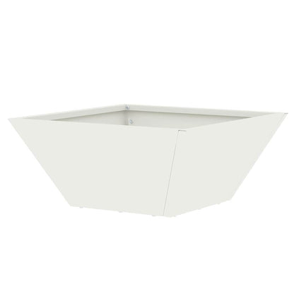 Vaso da giardino 5 pcs Bianco 35 x 35 x 15 cm