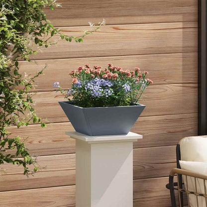 Vaso da giardino 5 pcs Antracite 35 x 35 x 15 cm